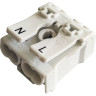 Клемма соединительная пружинная КСП2-L+N 16А с монтаж. ножками SBE-sc-2 *1/50