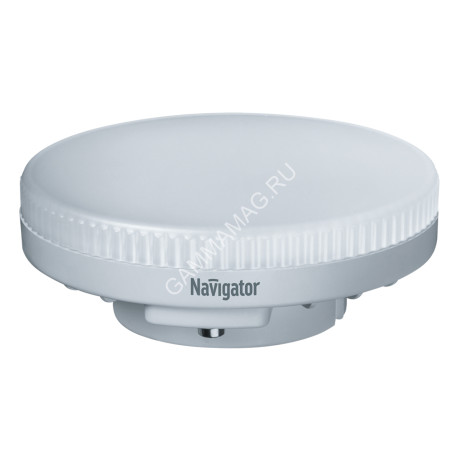 Лампа светодиодная 10W GX53 таблетка 4К нейтральный матовая Navigator 61017 *10/100
