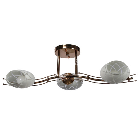 Люстра N0431/3 FG 3*40W E27, 220V VERNER LIGHTING *1