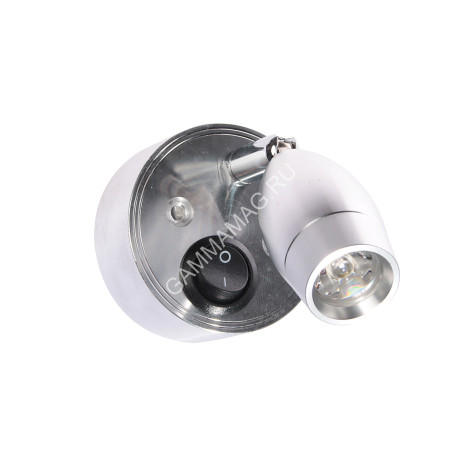 Светильник настенный (спот) B272 SL 3W хром VERNER LIGHTING *1/50