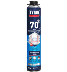 Пена монтажная профес. 1000мл/997гр зимняя "TYTAN 70 " 15614/63630 выход до 70 л *12/840