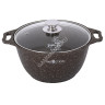 Кастрюля алюм. литая а/приг. Kukmara "Marble Induction" Мрам.коф. 2,0л Ст.кр. кмки22а *1/3