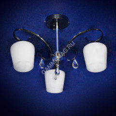 Люстра R0147/3 BCH 3*40W E27, 220V ( h360; d470) VERNER LIGHTING *1