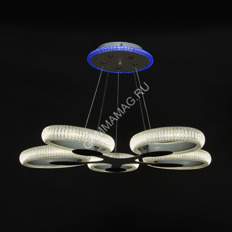Люстра YH0061/5 90W 3000K-6500K пульт (q-720;h-550) S=20м2 VERNER LIGHTING *1