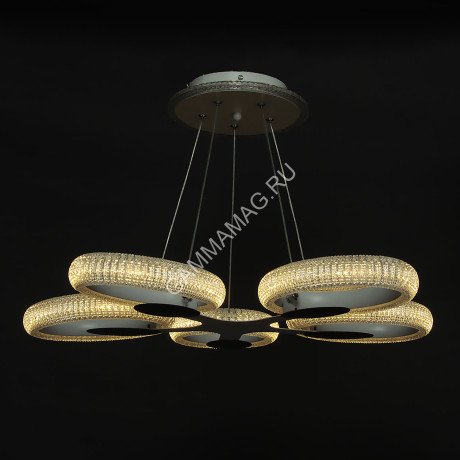 Люстра YH0061/5 90W 3000K-6500K пульт (q-720;h-550) S=20м2 VERNER LIGHTING *1