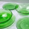 Тарелка стекло Luminarc "Louise Chartreuse" мелк. d25см Зеленый O0486 *18