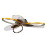 Светильник светодиодный акриловый 760мм 72W H2080 36W*2 gray с пультом VERNER LIGHTING *1
