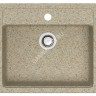 Мойка из искусственного камня прямоугольная песочная матовая AGATA 9/Q5 (570х505х200 мм) *1