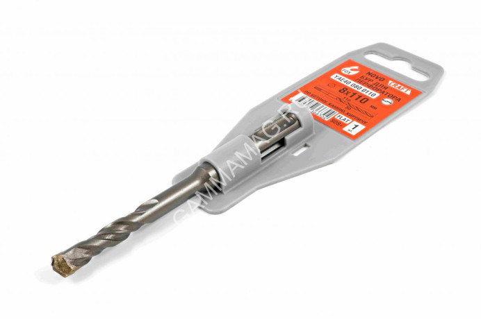 Бур по бетону 8*110мм SDS-plus 2 грани (YAE400800110) Novocraft *1/10/50/250