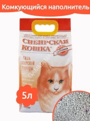 Наполнитель (Сибирская кошка)  5л Оптима комкующийся для кошек