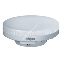 Лампа светодиодная 10W GX53 таблетка 6,5К холодный дневной Navigator 61246 *10/100