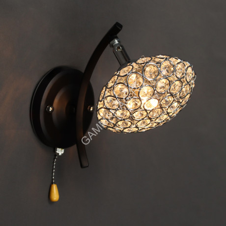Бра N2281/1W ВК+CH E27 1*40Вт (200*200*130) VERNER LIGHTING *1