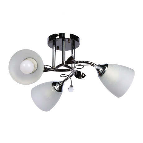 Люстра А2224/3 CH Е27 3*40Вт (h=240; d=420) S=12м2 VERNER LIGHTING *1