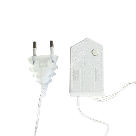 Гирлянда Нить 5м 50LED белый 8 режимов прозрачная нить 220V IP20 3556756 *1/120