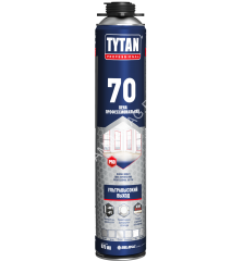 Пена монтажная профес. 1000мл/997гр летняя "TYTAN 70 " 62992/15577 выход до 70 л *1/12/504