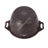 Кастрюля алюм. литая а/приг. Kukmara "Marble Induction" Мрам.коф. 4,0л Ст.кр. кмки42а *1/3