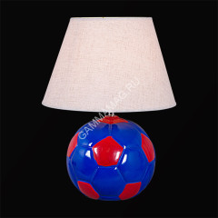 Лампа настольная 09888-0.7-01 BL RD Е27 60Вт (пластик+абажур) *1