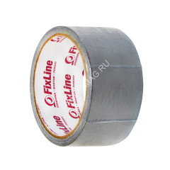 Лента клейкая армированная 48мм х 10м Серый "FixLine" *1/36