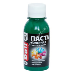 Колер паста зеленый 0,1 кг ДАЛИ *8/48