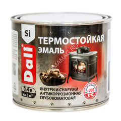 Эмаль термостойкая черная 0,4 л (до 700_С) DALI *1/6