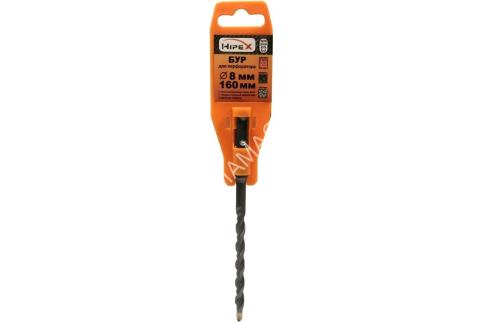 Бур по бетону 8*160мм SDS-plus 2 грани (6710581) "Hipex" *1/25