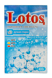 Стир.порошок ЛОТОС 400гр. Руч/стир. в ассортименте (Челябинск) *24