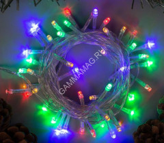 Гирлянда Нить 5м 50LED мульти 8 режимов прозрачная нить 220V IP20 3556755 *1/120