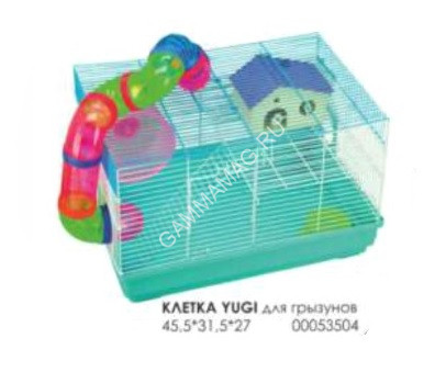 Клетка (YUGI) для грызунов 45,5*31,5*27 /ОРТ39248/