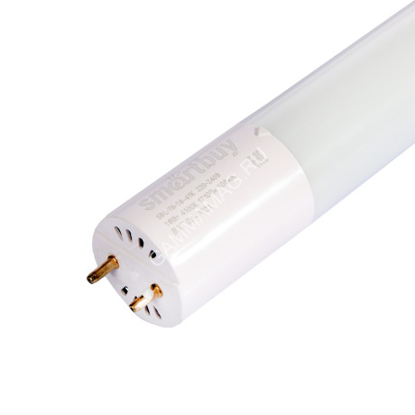 Лампа светодиодная линейная 18W G13 4К нейтральный Т8 1200мм Smartbuy *25