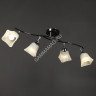 Люстра K1373/4 BK Кувшинки 4*60W E14 220V (h=280, w=200, l=750) S=16м2 VERNER LIGHTING *1