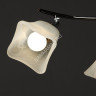 Люстра K1373/4 BK Кувшинки 4*60W E14 220V (h=280, w=200, l=750) S=16м2 VERNER LIGHTING *1