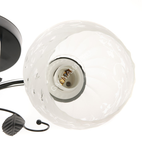 Люстра N2178/3 CH+BK Е27 3*40Вт (h=280; d=470) VERNER LIGHTING *1
