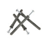 Дюбель с шурупом BROZEX 8,0*80 пакет (4шт) *10/100