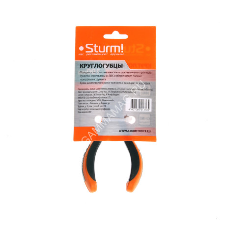 Круглогубцы 100мм STURM серия Professional Mini (арт.1030-05-6-100) *1/12/120