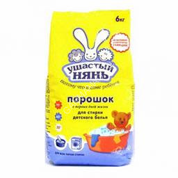Стир.порошок УШАСТЫЙ НЯНЬ Детский 6,0кг (01015) Невск. косм.) *1/3