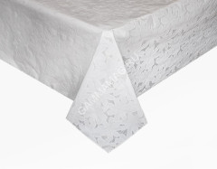 Клеёнка без основы ажурная "Easy Lace" "Цветы" белая шир.1,32 YL-042E *22