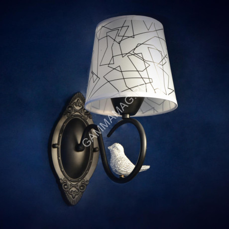 Бра N2338/1W BK 1*40W E27 (w=150; d=310) VERNER LIGHTING *1