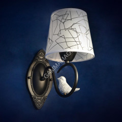 Бра N2338/1W BK 1*40W E27 (w=150; d=310) VERNER LIGHTING *1