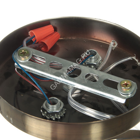 Люстра N2181/2 AB Е27 2*40Вт (h=290; d=520) VERNER LIGHTING *1