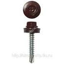 Саморезы кровельные BROZEX коробка 4,8*70 (50шт) RAL 3005 винно-красный *6