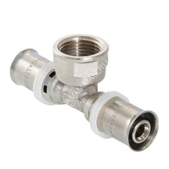 Тройник переходной 20х3/4"(_20)х20 пресс/мама VALTEC 232 *1/5