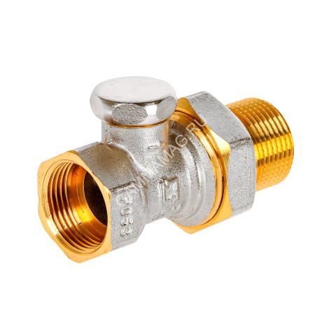 Клапан радиаторный запорный прямой 3/4"(_20) М/П CTM CARSVL34 *1/10