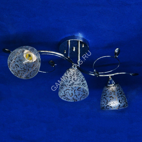 Люстра N0469/3 CH 3*40W E27, 220V VERNER LIGHTING *1