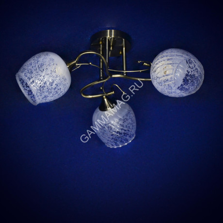Люстра N2181/3 АВ Е27 3*40Вт (h=260; d=500) VERNER LIGHTING *1
