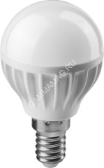 Лампа светодиодная 6W Е14 шар 2,7К теплый G45 ОНЛАЙТ 71643 *10/100