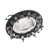Светильник встраиваемый MR16 LD 1661 GU5.3 Ecola Glass Стекло стразы с подсв SX16RNEFB *10/50