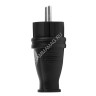 Вилка прямая КАУЧУК Smartbuy 2P+PE 16А 230В IP44 (SBE-16-P07-R) *1/200