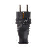 Вилка прямая КАУЧУК Smartbuy 2P+PE 16А 230В IP44 (SBE-16-P07-R) *1/200