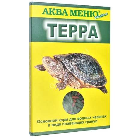 Аква Меню 0,015кг Терра корм гранулы для водных черепах