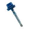 Саморезы кровельные BROZEX коробка 4,8*70 (50шт) RAL 5005 насыщенный синий *6